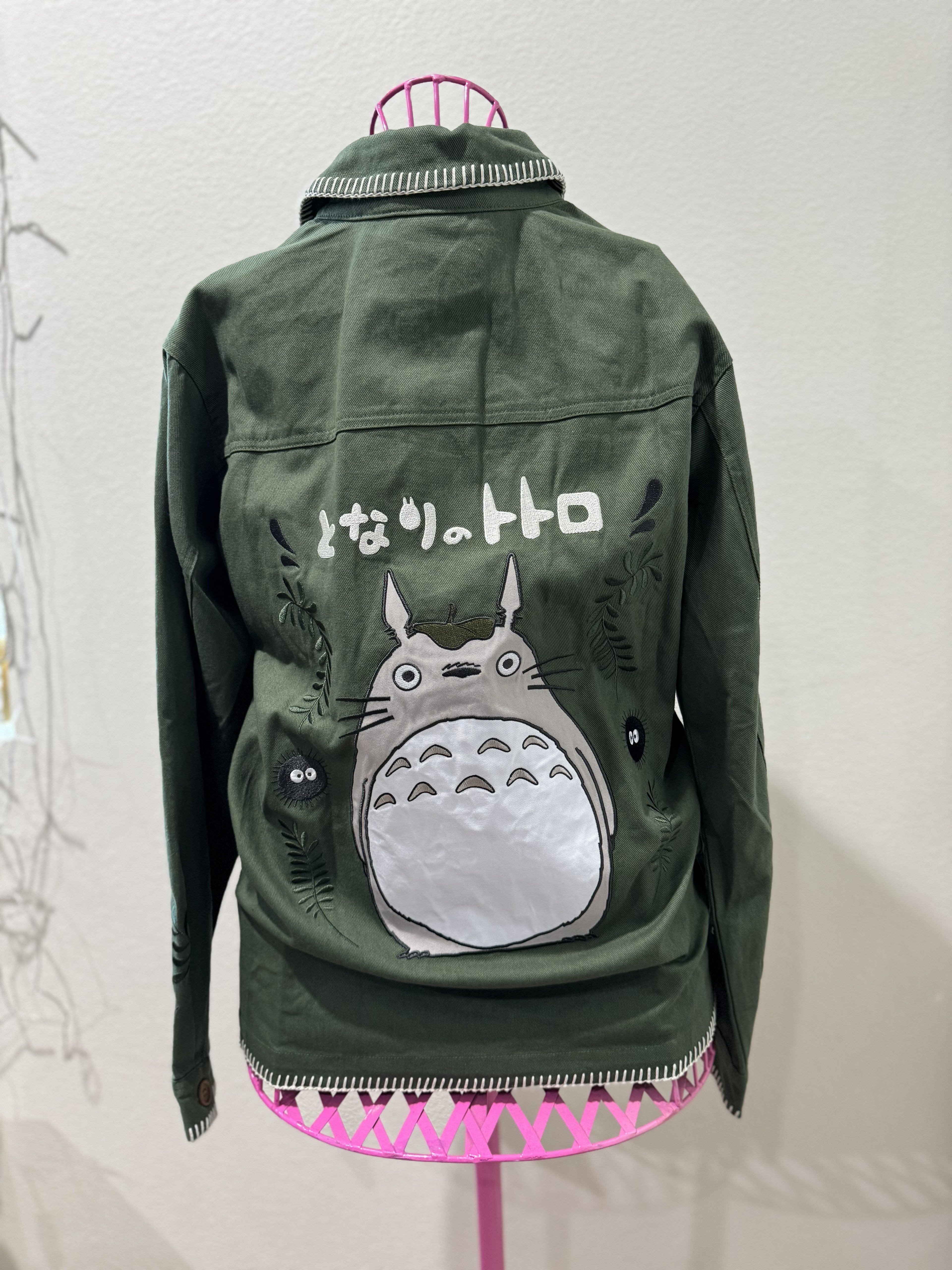 Studio Ghibli My Neighbor Totoro Embroidered Sage Jacket — BoxLunch Exclusive