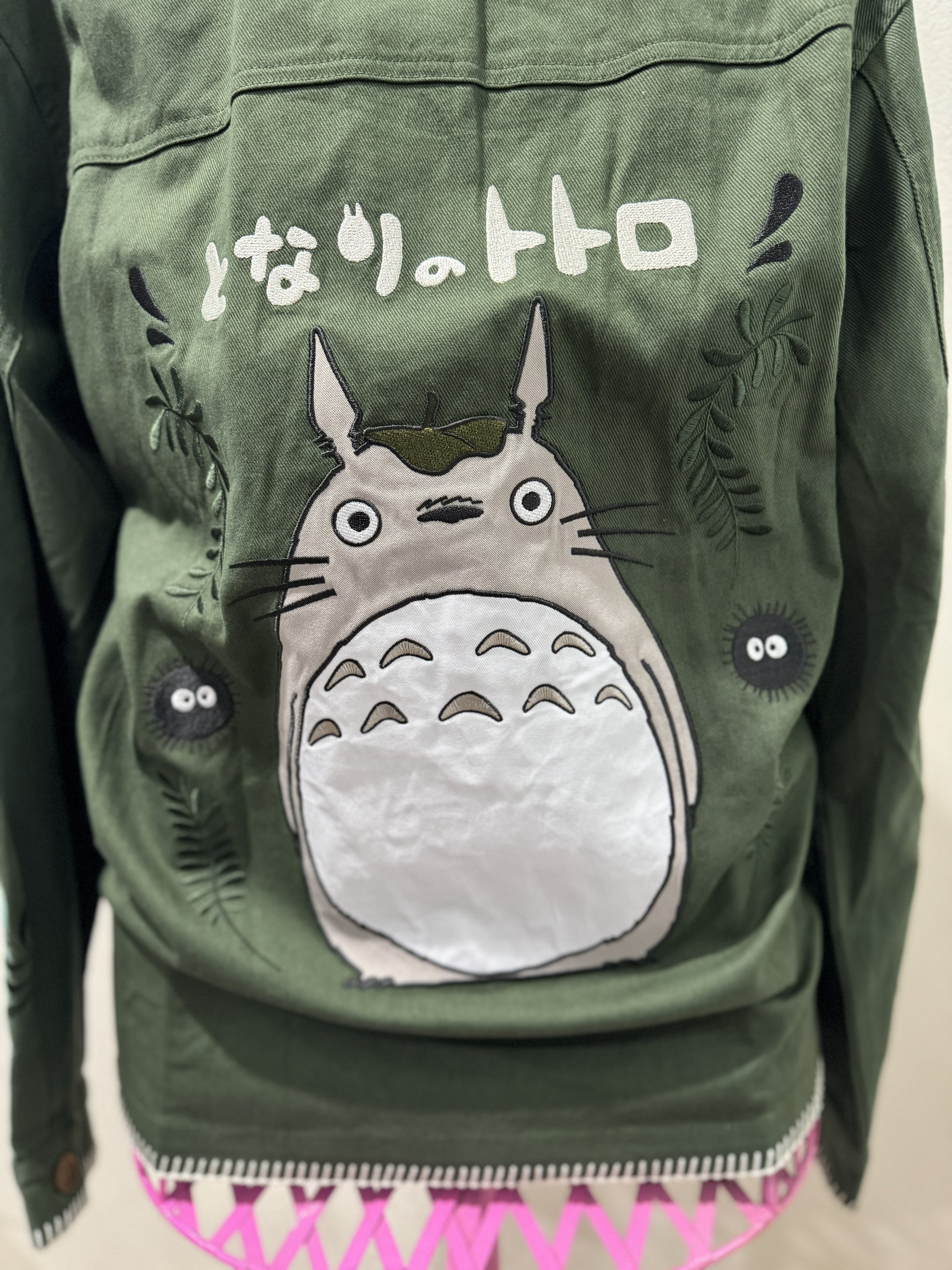 Studio Ghibli My Neighbor Totoro Embroidered Sage Jacket — BoxLunch Exclusive