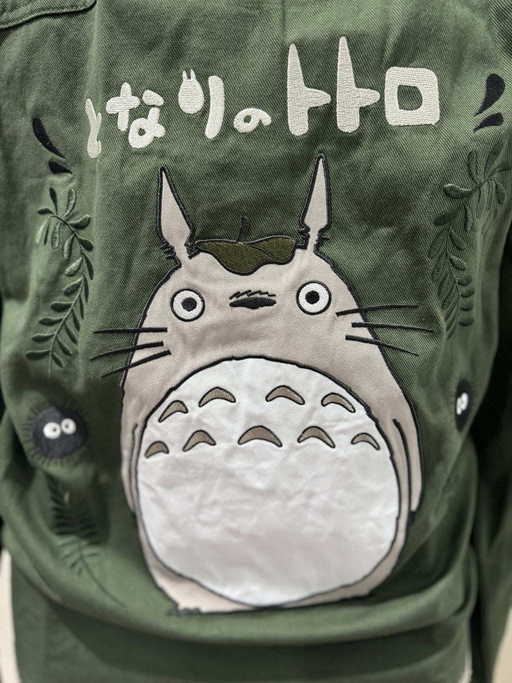 Studio Ghibli My Neighbor Totoro Embroidered Sage Jacket — BoxLunch Exclusive