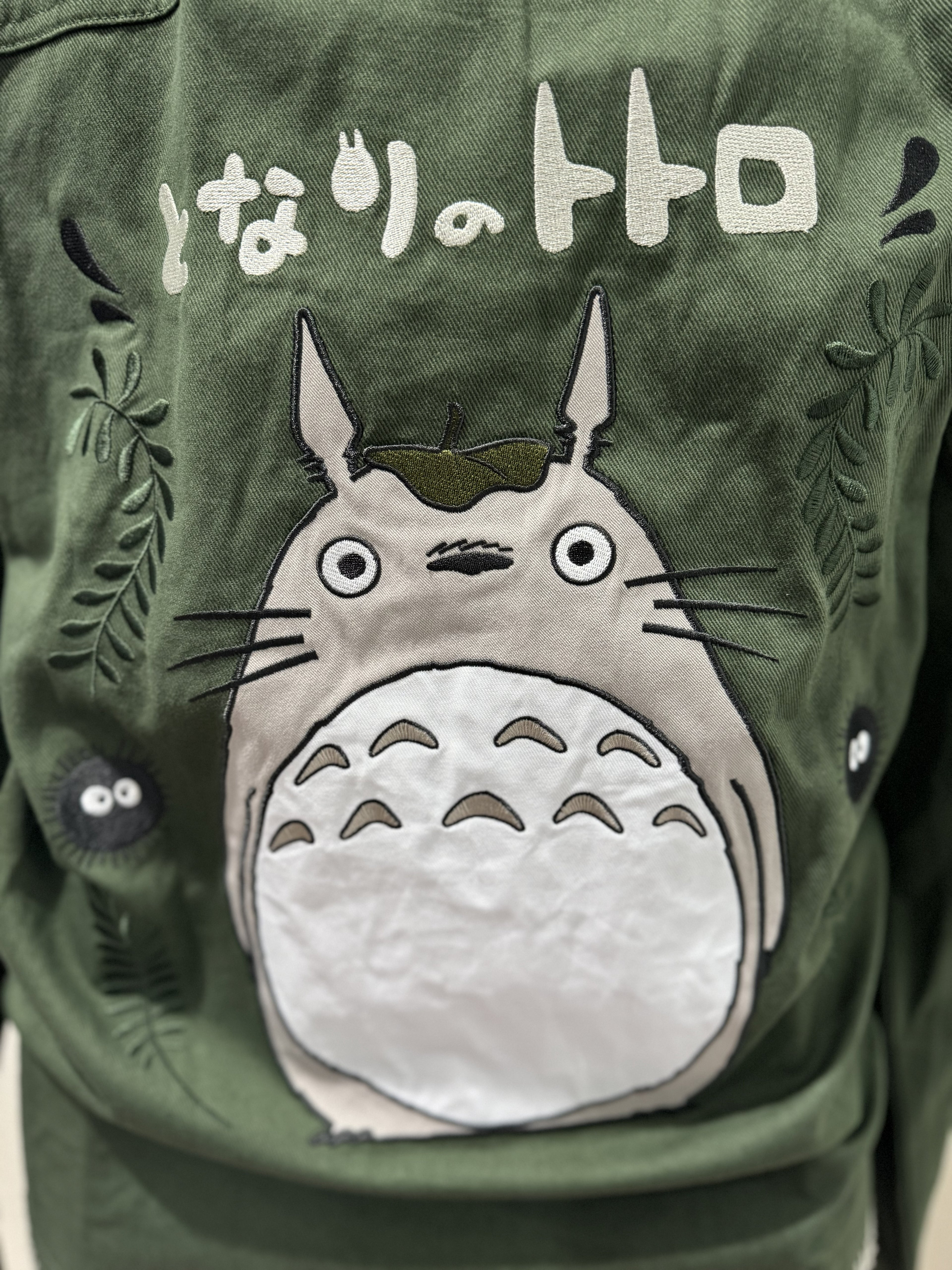 Studio Ghibli My Neighbor Totoro Embroidered Sage Jacket — BoxLunch Exclusive