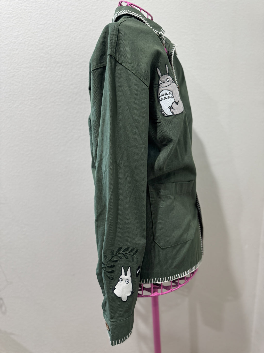 Studio Ghibli My Neighbor Totoro Embroidered Sage Jacket — BoxLunch Exclusive