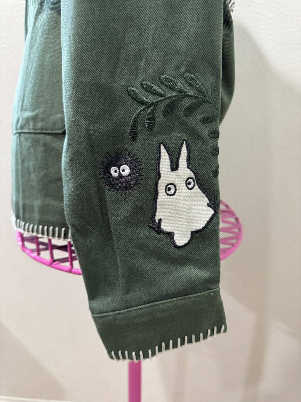 Studio Ghibli My Neighbor Totoro Embroidered Sage Jacket — BoxLunch Exclusive