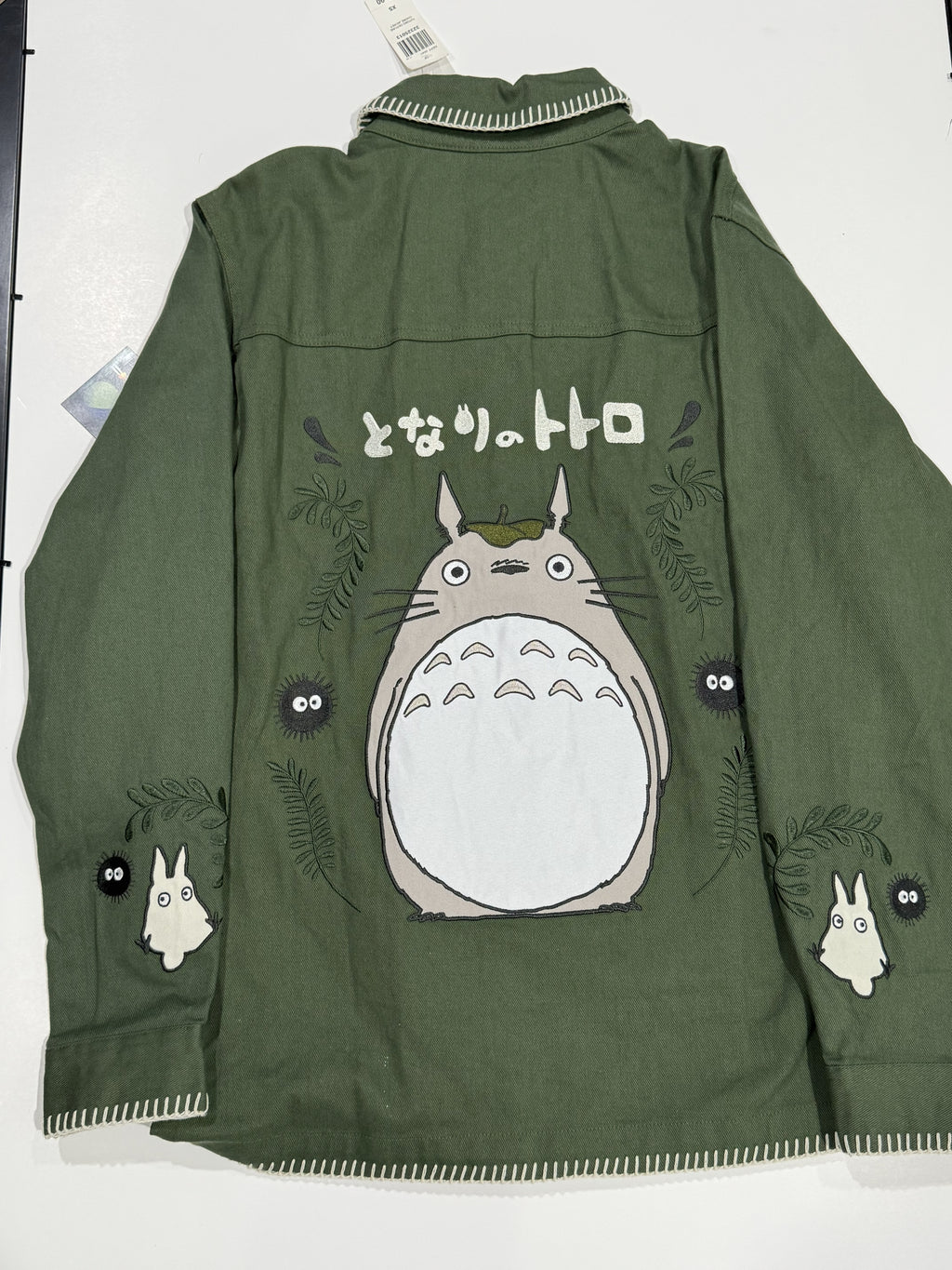 Studio Ghibli My Neighbor Totoro Embroidered Sage Jacket — BoxLunch Exclusive
