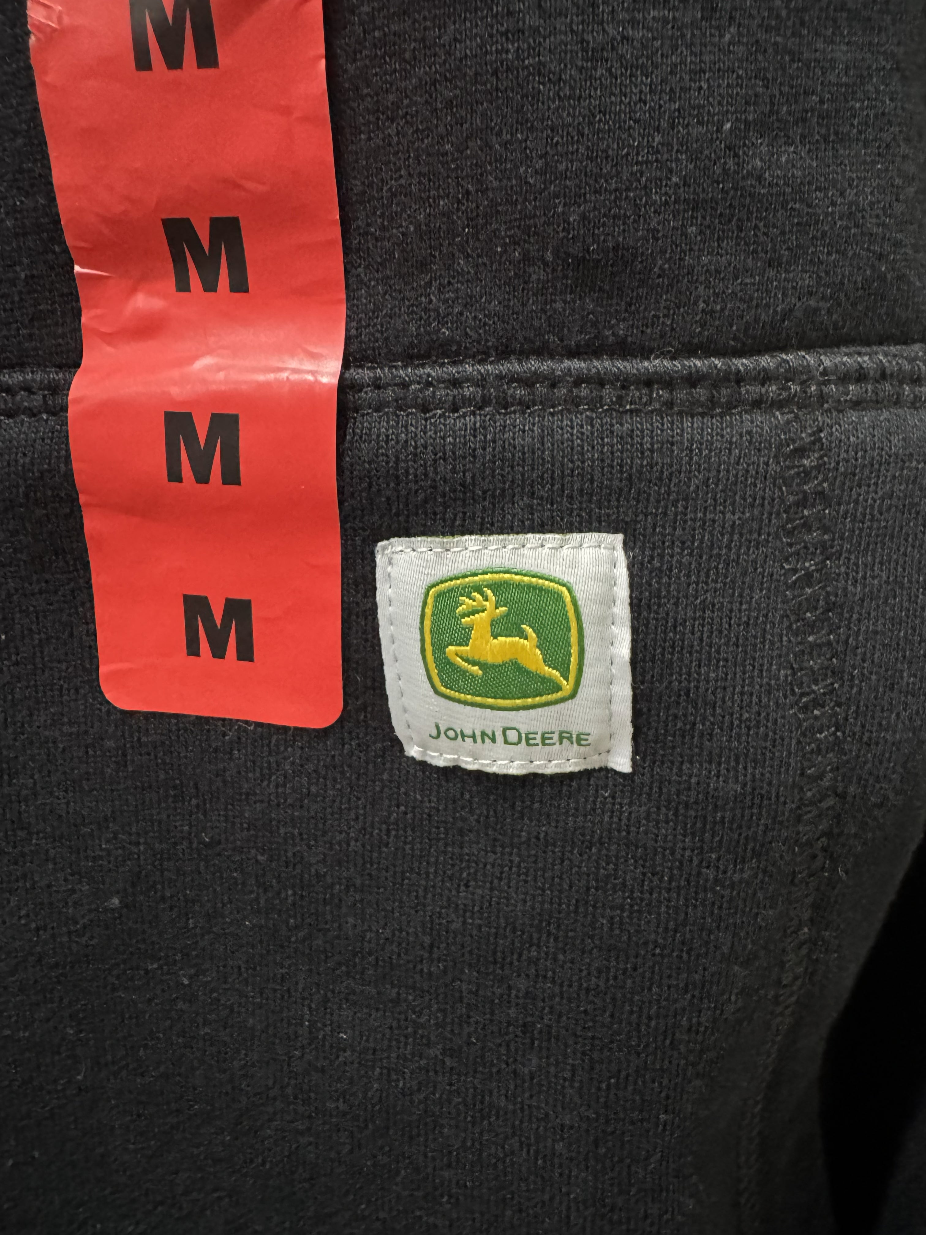 John Deere Men's Quarter Zip Hoodie