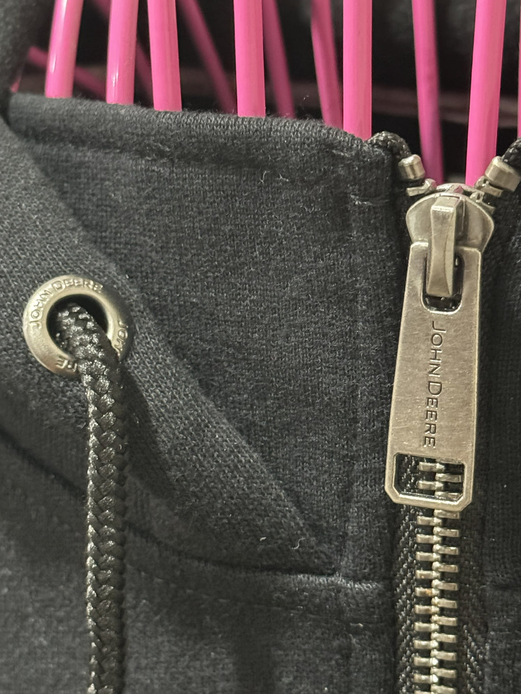 John Deere Men's Quarter Zip Hoodie