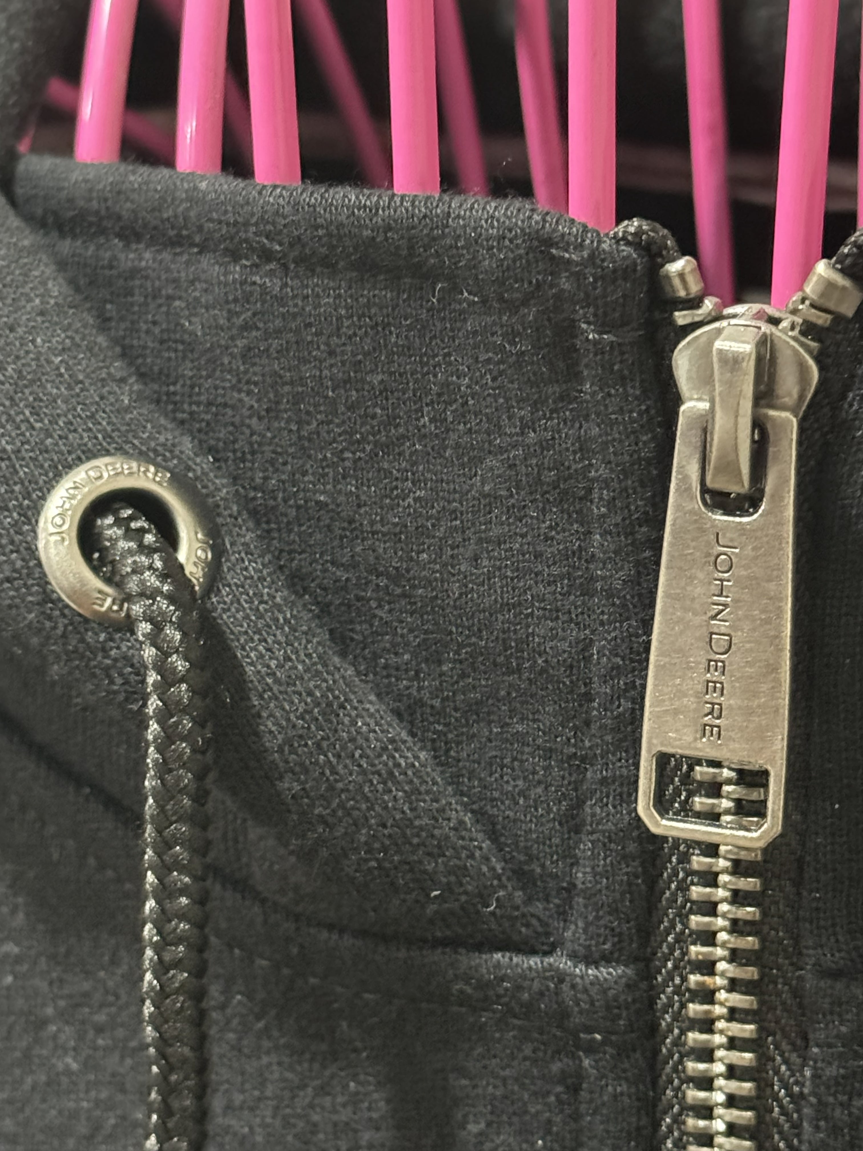 John Deere Men's Quarter Zip Hoodie