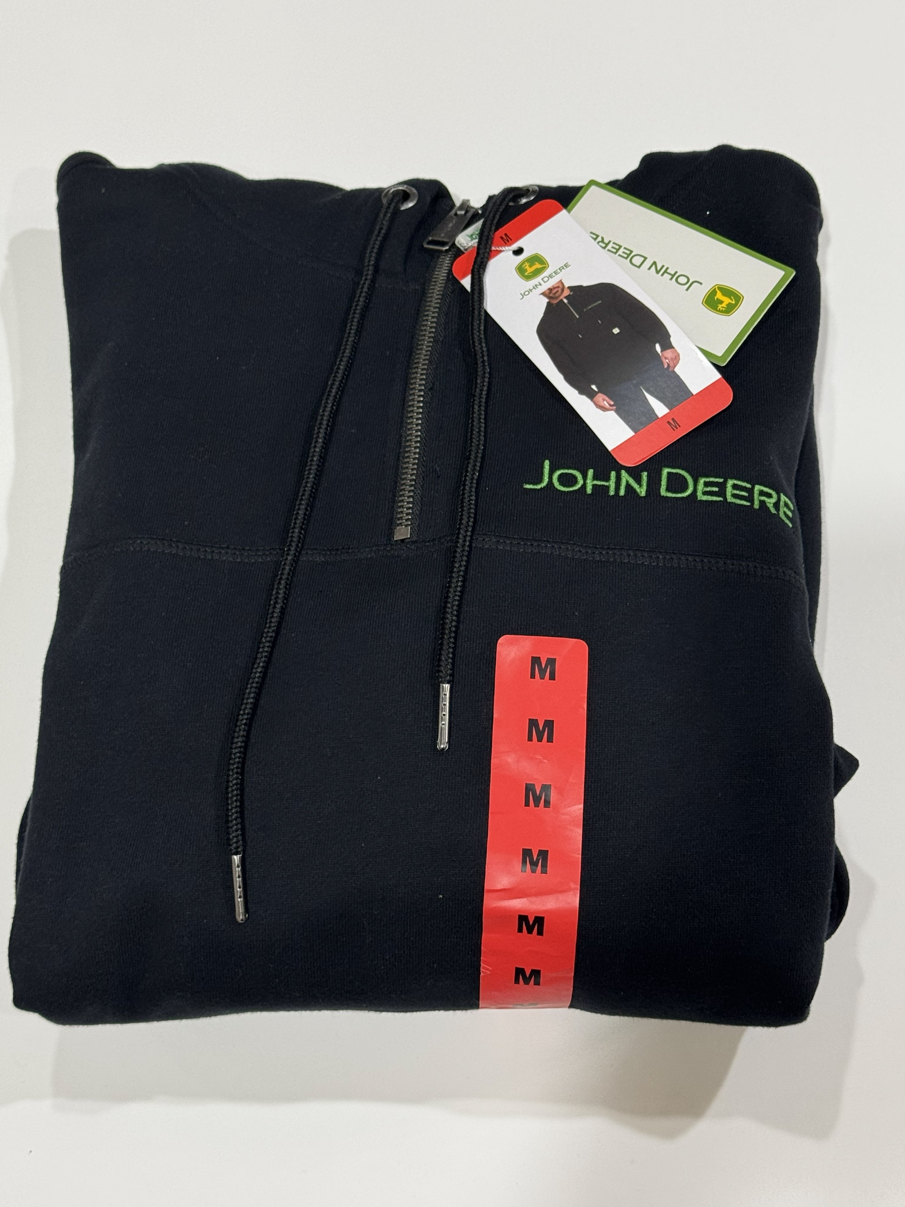 John Deere Men's Quarter Zip Hoodie