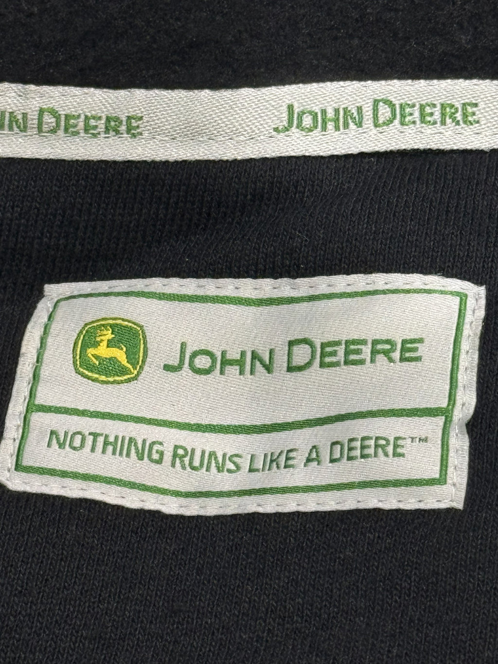 John Deere Men's Quarter Zip Hoodie