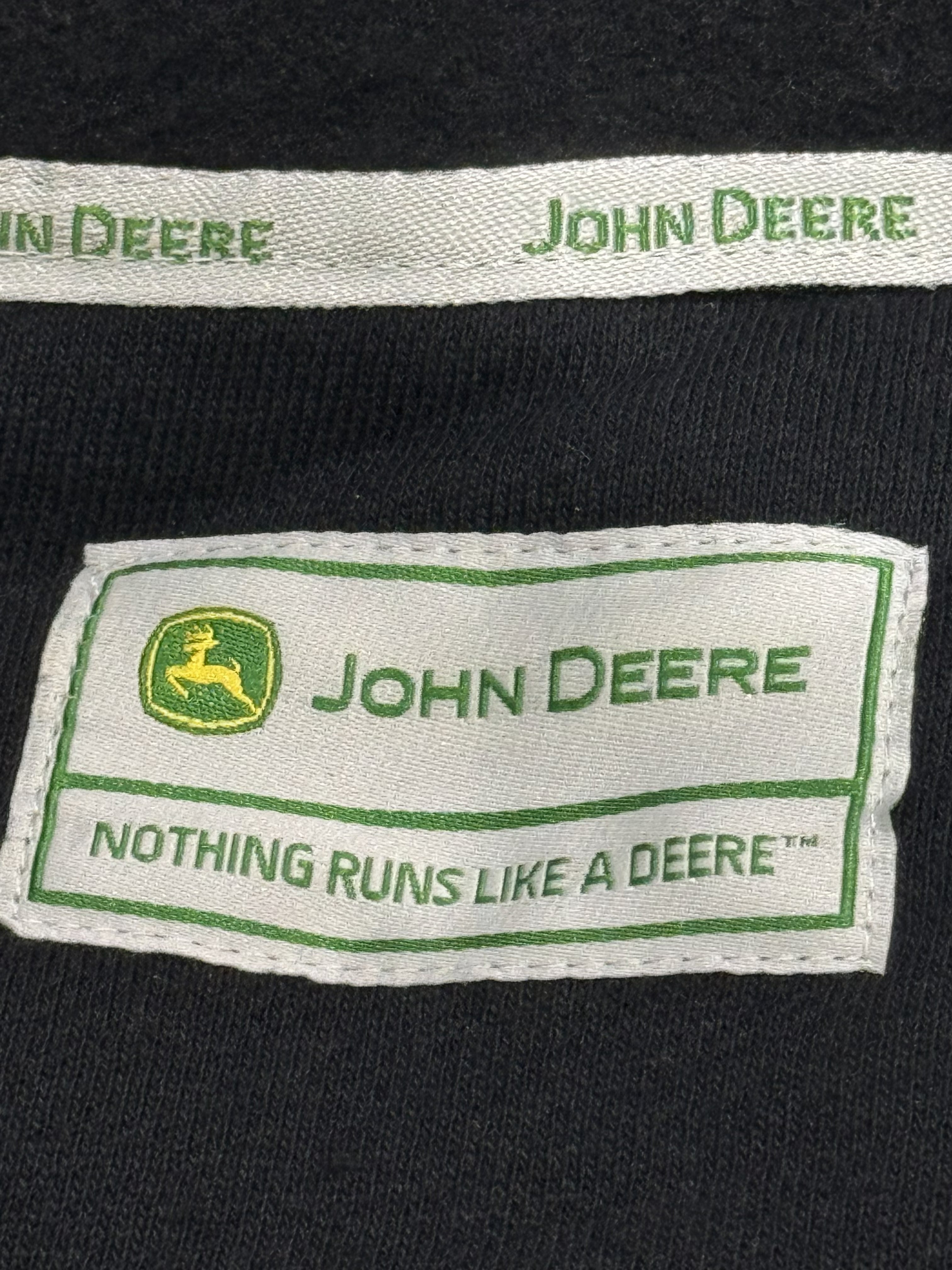 John Deere Men's Quarter Zip Hoodie